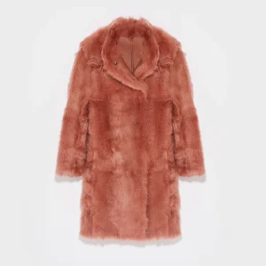 Reversible coat in Toscana lambskin