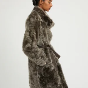 Reversible coat in Toscana lambskin