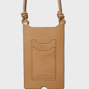 Phone case in lamb leather