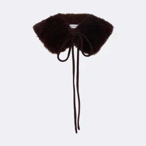 Cashmere lambskin collar