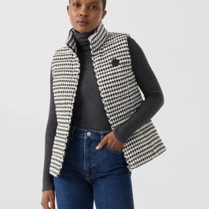 Doudoune sans manches Naturel/noir Salla multico