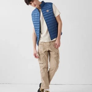 Doudoune sans manches Bleu jeans Tom