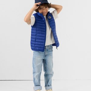 Doudoune sans manches enfant Bleu cobalt Zoe