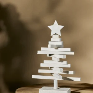 Arbre en bois blanc, étoilé - petit