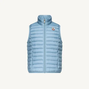 Doudoune sans manches enfant Bleu délavé Zoe