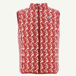 Doudoune sans manches Monogram rouge vif Tom