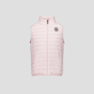 Doudoune sans manches enfant Rose pétale Zoe