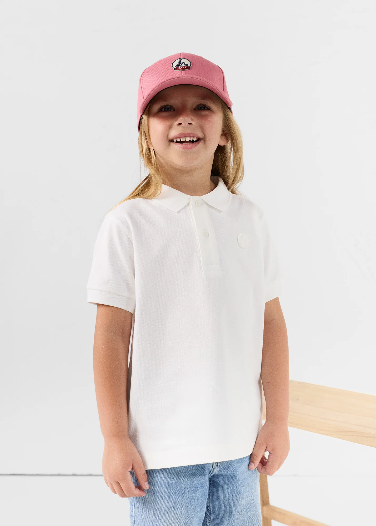 Polo enfant Blanc Enzo – Image 3
