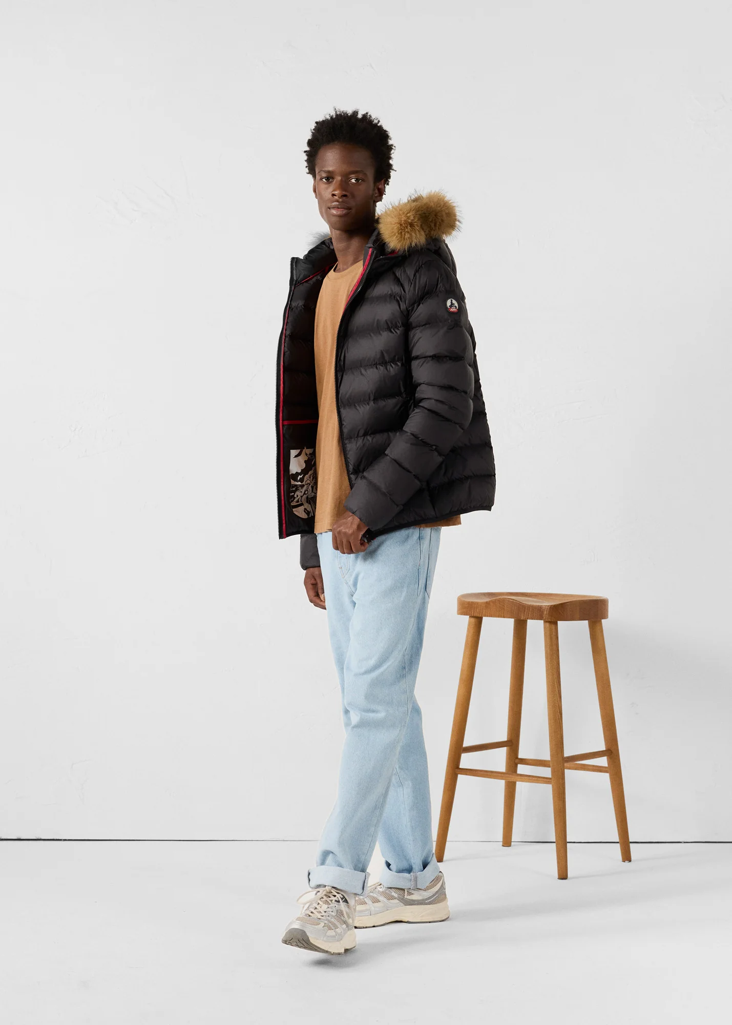Doudoune à capuche Grand Froid Noir Prestige – Image 3