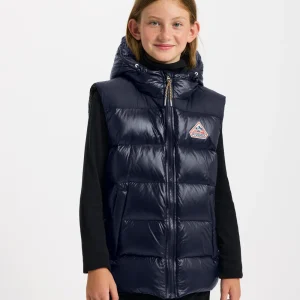 Doudoune sans manches enfant Pyrenex John bleu marine