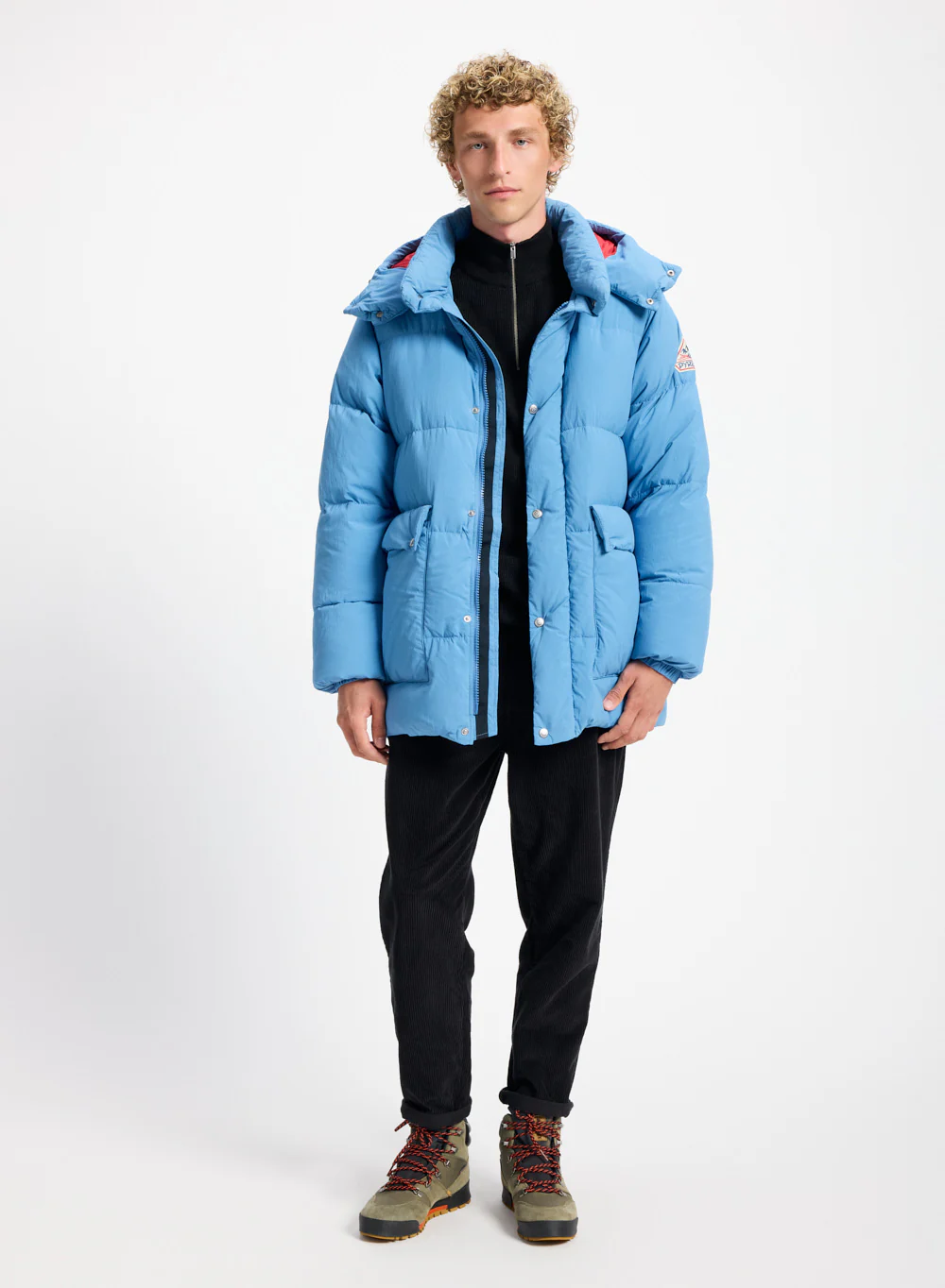 Doudoune pour homme Pyrenex Snuggle bleu ciel – Image 2