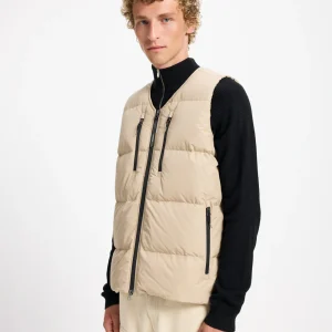 Doudoune sans manches homme Pyrenex Solace beige