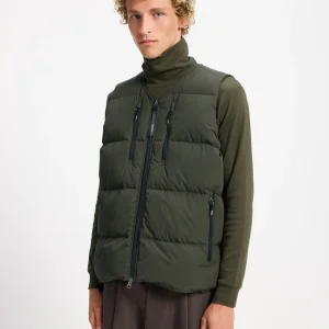 Doudoune sans manches homme Pyrenex Solace kaki