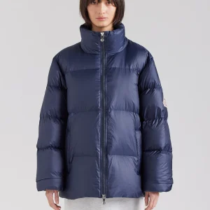 Doudoune duvet unisexe Pyrenex Shift en tissu mat Amiral