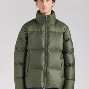 Doudoune duvet unisexe Pyrenex Shift en tissu mat Deep khaki