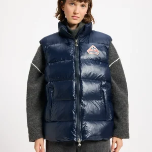 Doudoune sans-manche unisexe Pyrenex John bleu marine