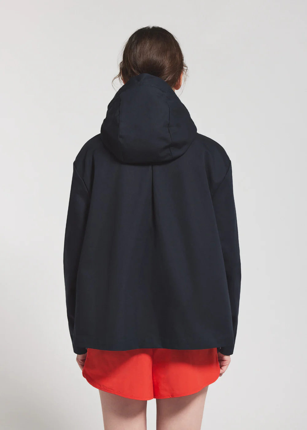Veste légère à capuche femme Pyrenex Waterfall bleu marine – Image 4