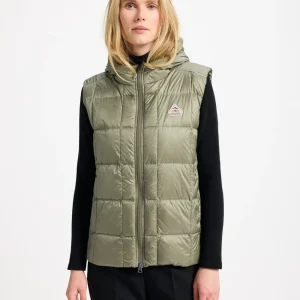 Doudoune légère sans manches pour femme Bassia kaki