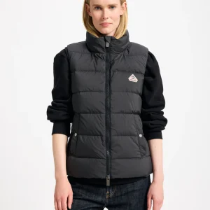 Doudoune sans-manches femme Pyrenex Spoutnic à capuche amovible noire