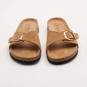 Sandales à talons plats