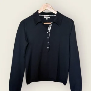 BURBERRY - PULL COL POLO T.L