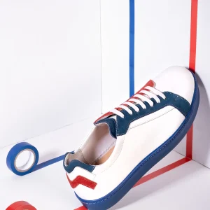 Basket B3M - Bleu et rouge