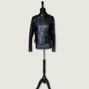 SANDRO - VESTE CUIR T.3