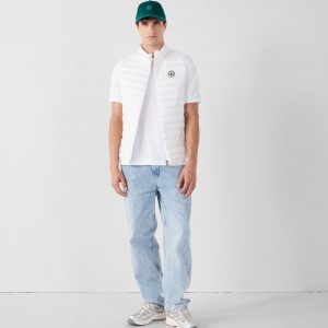 Doudoune sans manches Blanc Tom