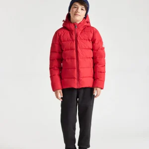 Doudoune à capuche enfant Pyrenex Spoutnic Ribbon red