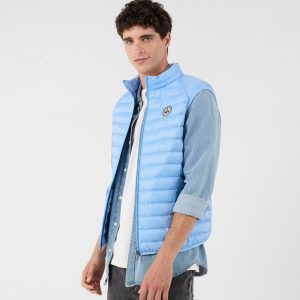 Doudoune sans manches Bleu cristal Tom