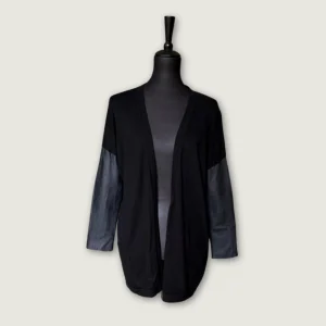 ZAPA - GILET LONG LAINE CACHEMIRE T.2