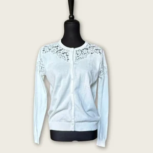 ZAPA - GILET BLANC T.2