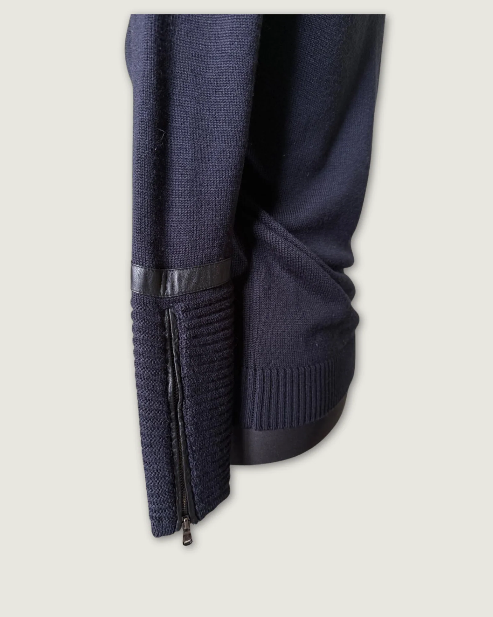 ZAPA - PULL 100% LAINE BLEU MARINE T.2 – Image 6