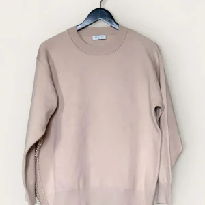 SANDRO - PULL FEMME BEIGE ROSE - T.3