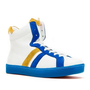 Basket BM French - Bleu roi et jaune