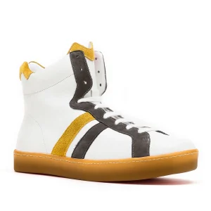 Basket BM French - Marron et jaune