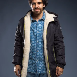 Stef Gomme, impermeable long